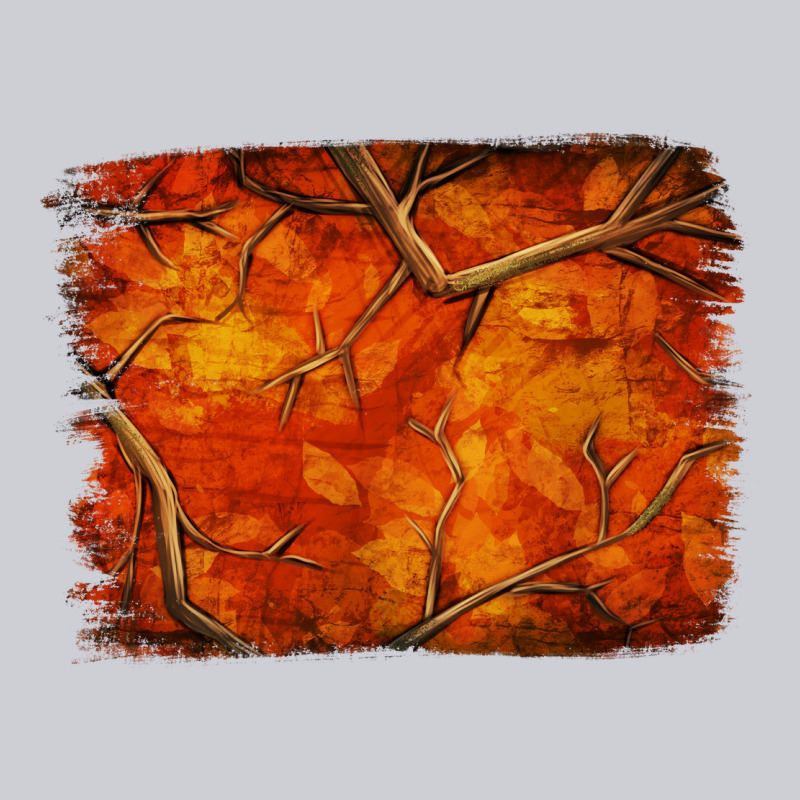 Orange Hunter Camouflage Pattern Brushstroke Heavyweight Sweatshirt by Jasminsmagicworld | Teevron