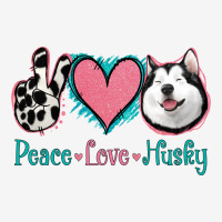 Peace Love Husky Urban Hoodie | Teevron