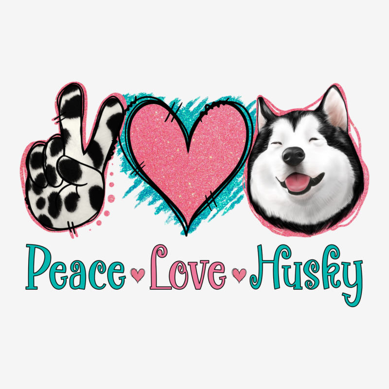 Peace Love Husky Urban Hoodie by Jasminsmagicworld | Teevron