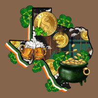 Texas Map St Patrick's Day Premium Tee | Teevron