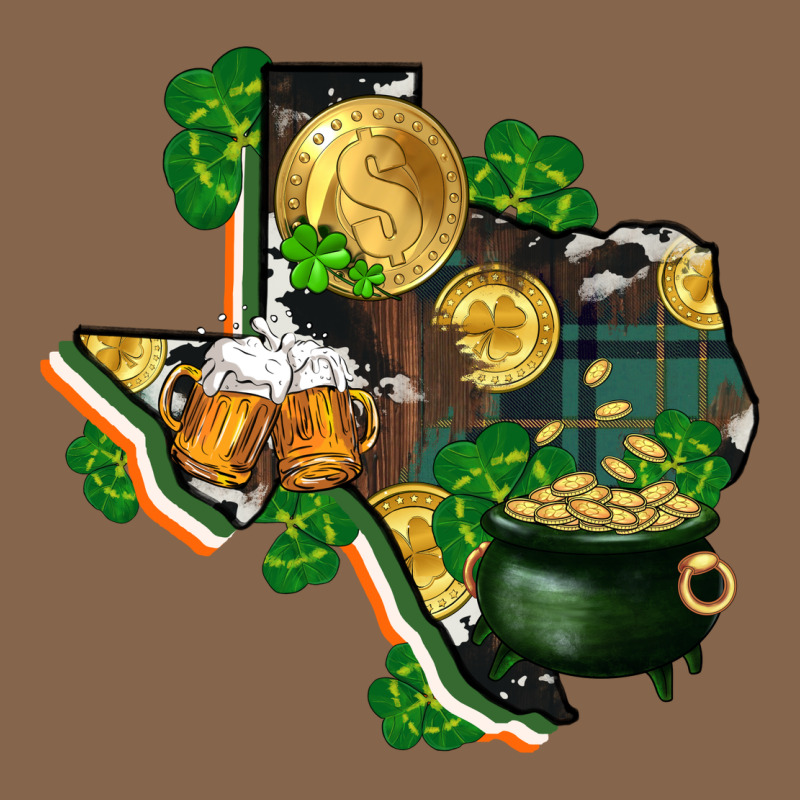 Texas Map St Patrick's Day Premium Tee by FaDigitalArtStudio | Teevron