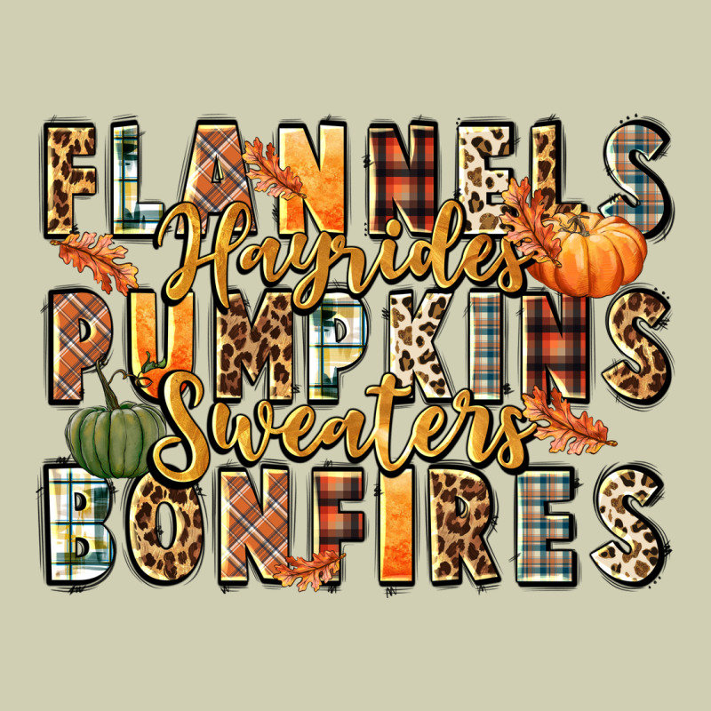 Flannels Hayrides Pumpkins  Bonfires Heavy Core Tee by FaDigitalArtStudio | Teevron