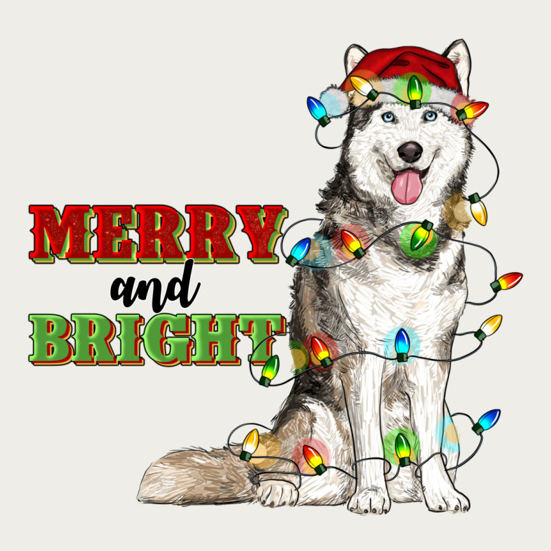Merry And Bright Husky Zipper Hoodie by RanaPortraitStore | Teevron