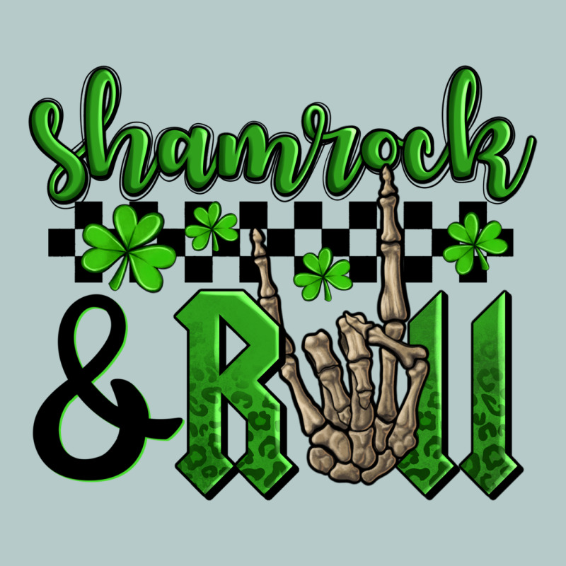St. Patrick's Day Shamrock And Roll Heavy Core Tee by OliviaCreatesArt | Teevron