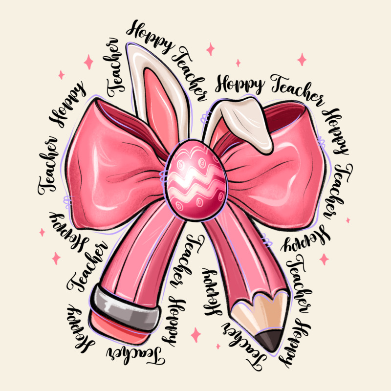 Easter Bunny Pencil Bow Vintage Tee by CowhideDigitalArt | Teevron