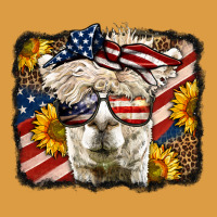 Western 4th Of July Lama Background Urban Heavy Tee | Teevron