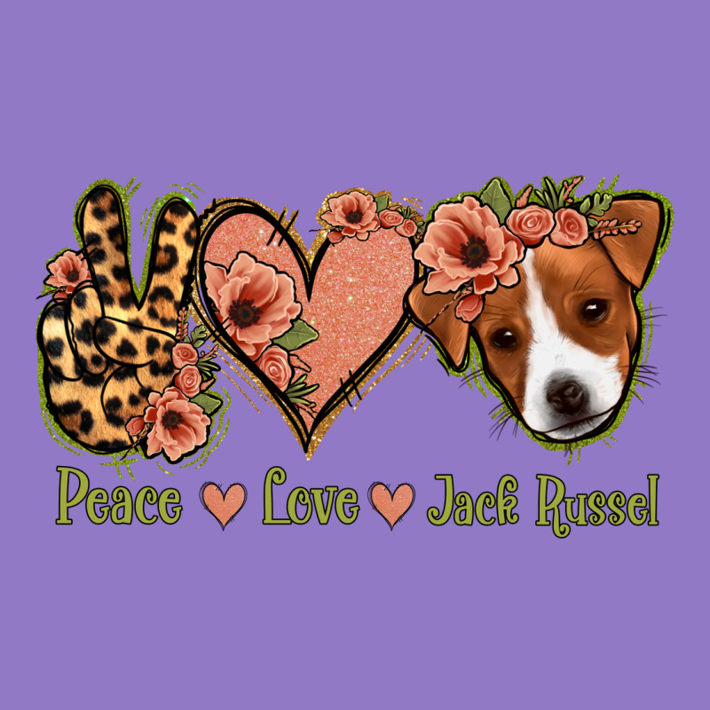 Peace Love Jack Russel Urban Hoodie by Jasminsmagicworld | Teevron