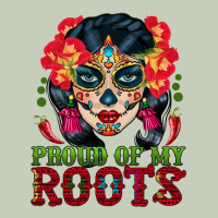 Sugar Skull Woman Proud Of My Roots Ladies Tee | Teevron