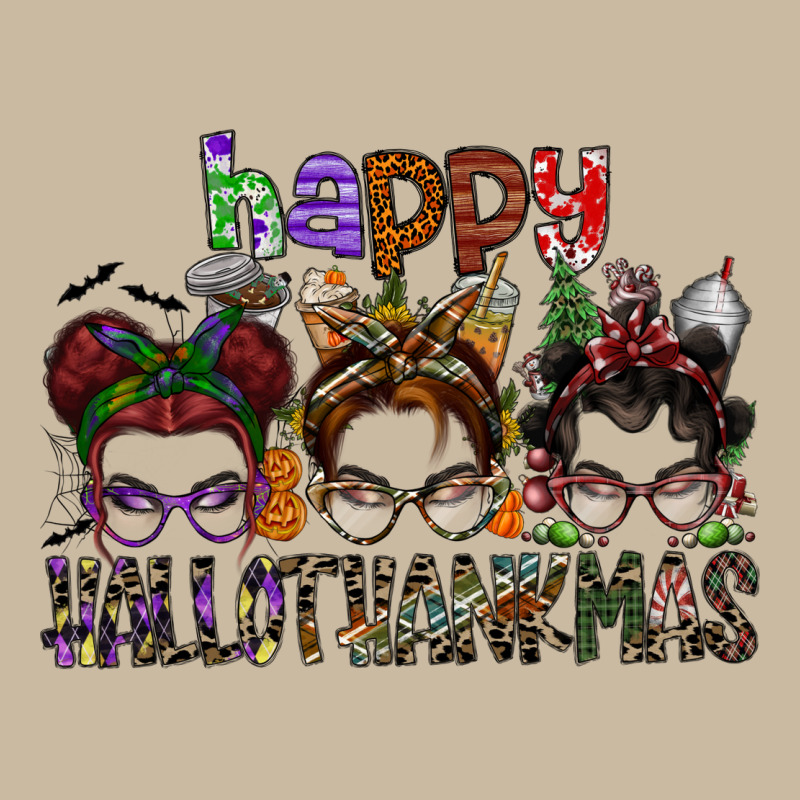Happy Hallothanksmas Long Sleeve Tee by SublimationCraftShop | Teevron