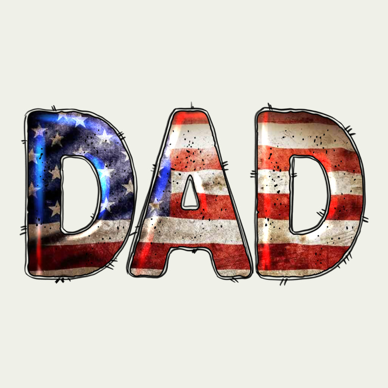 American Flag Dad 4th Of July Urban Heavy Tee by LillyAllenDesigns | Teevron