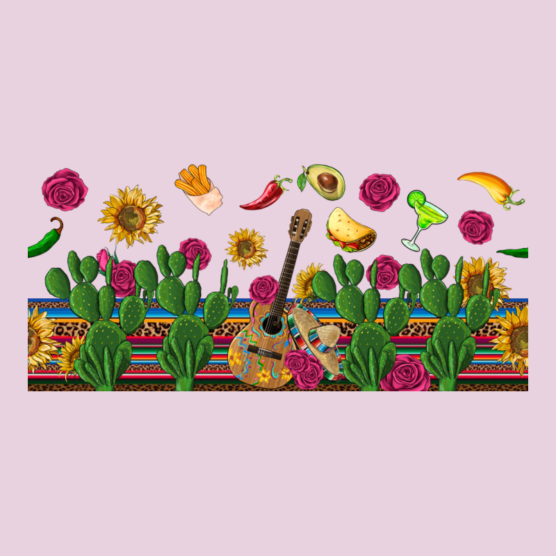 Mexican Sombrero Guitar Rose Cactus Libbey  Cup Ladies Tee by BundleAndBundleShop | Teevron