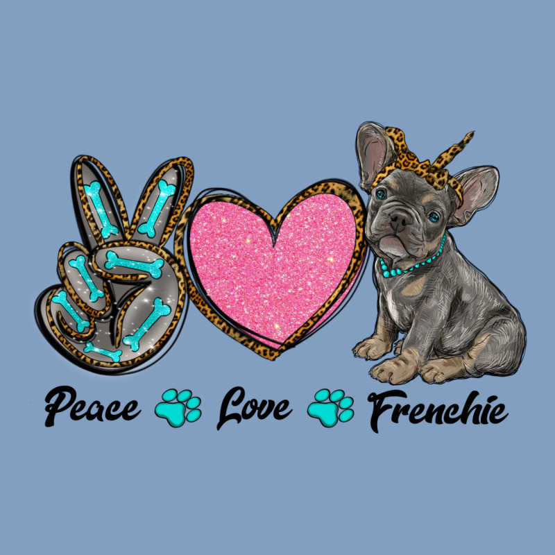 Peace Love Frenchie Urban Hoodie by RanaPortraitStore | Teevron