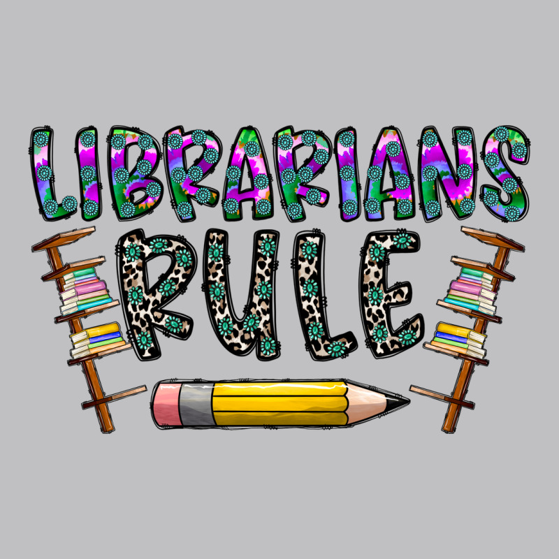 Librarians Rule Long Sleeve Tee by CowhideDigitalArt | Teevron