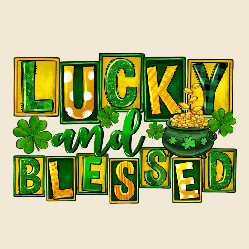 Lucky And Blessed St. Patricks Day Premium Tee by FaDigitalArtStudio | Teevron