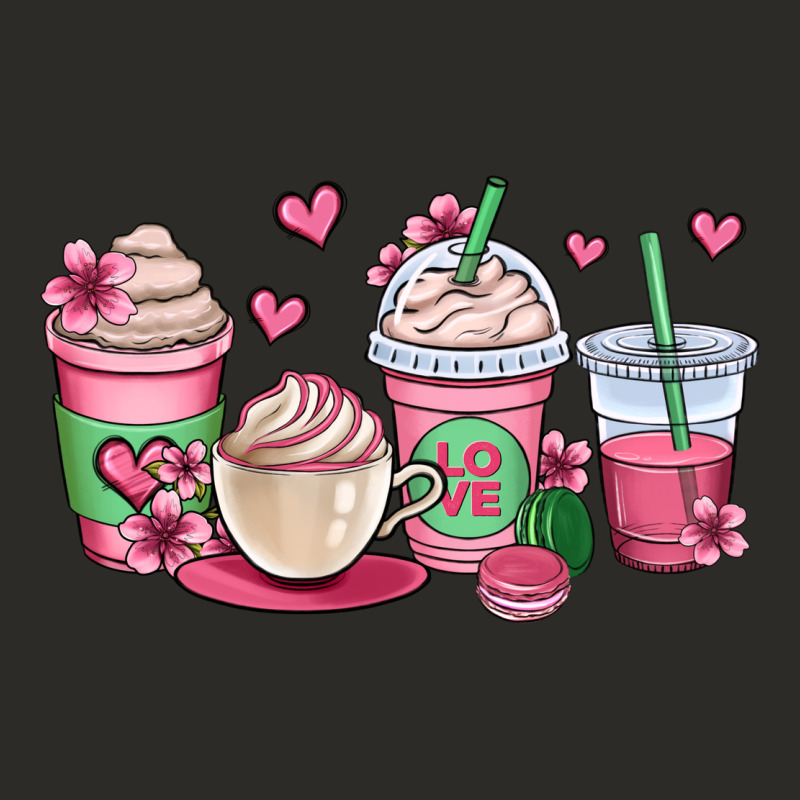 Valentines Day Coffee Cups Heavy Core Tee by OliviaCreatesArt | Teevron