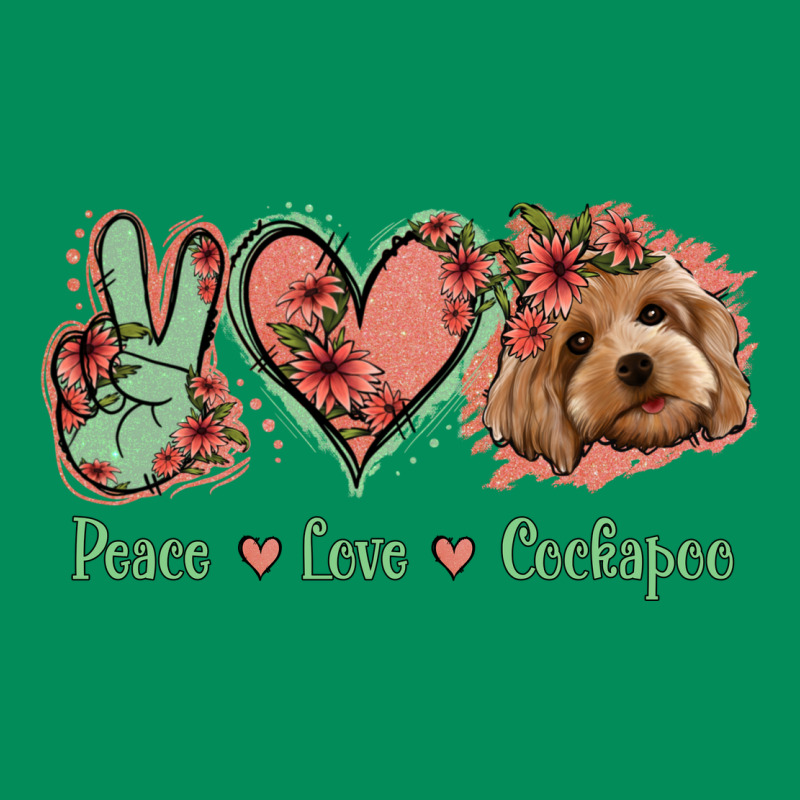 Peace Love Cockapoo Urban Hoodie by Jasminsmagicworld | Teevron