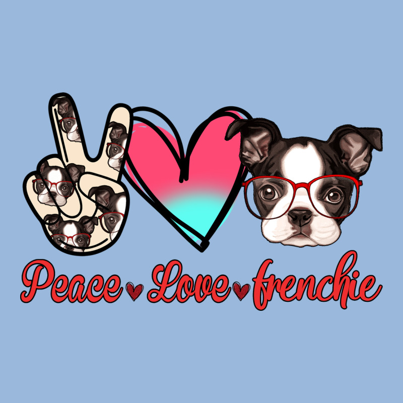 Peace Love Frenchie Premium Hoodie by Jasminsmagicworld | Teevron