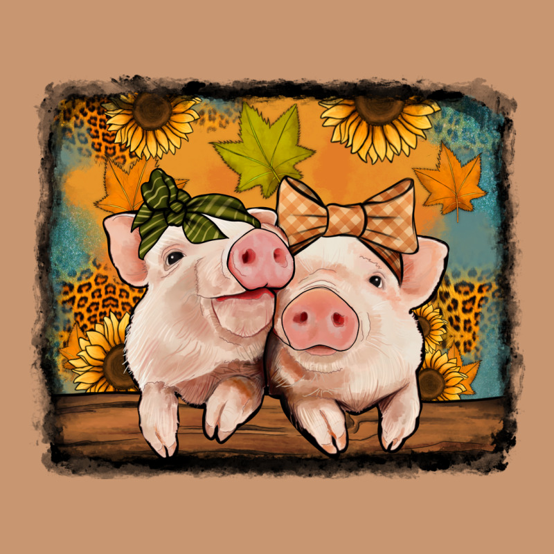 Fall Pigs Heavyweight Hoodie by Jasminsmagicworld | Teevron