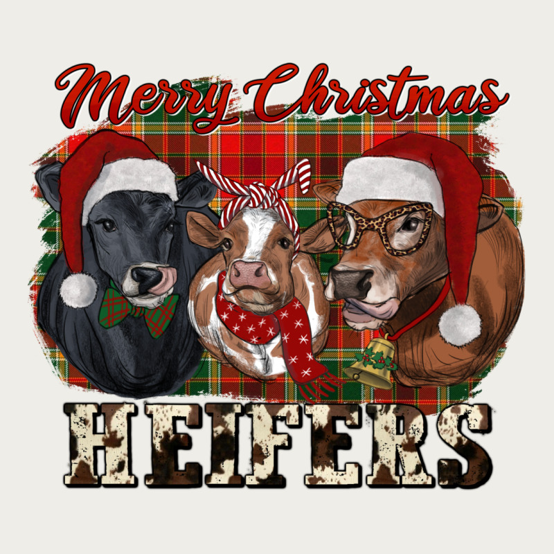 Merry Christmas Heifers Zipper Hoodie by RanaPortraitStore | Teevron
