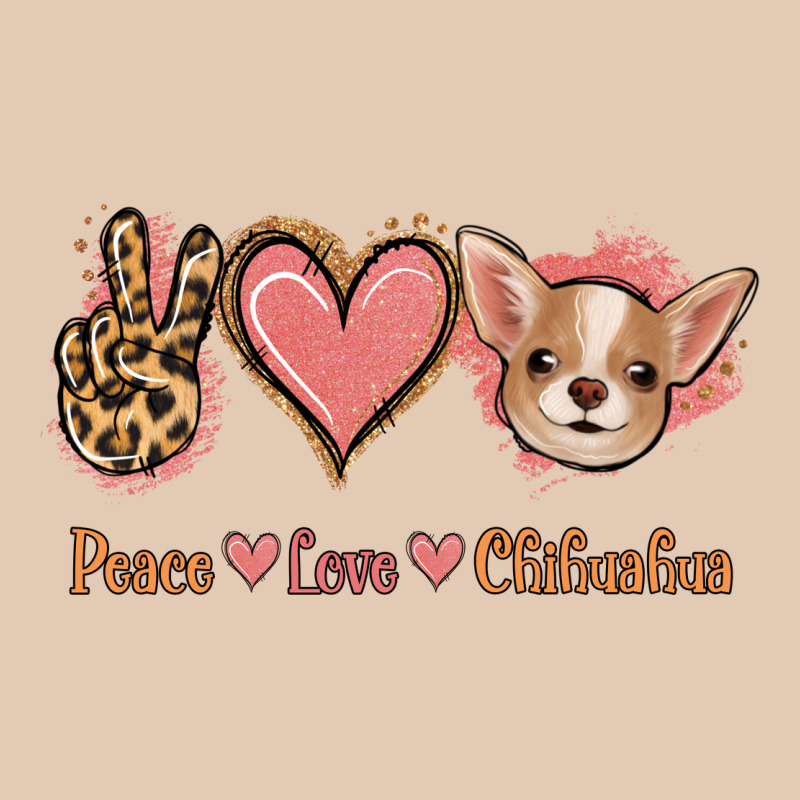 Peace Love Chihuahua Urban Hoodie by Jasminsmagicworld | Teevron