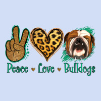 Peace Love Bulldog Urban Hoodie | Teevron