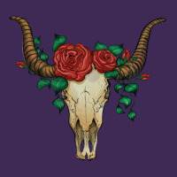 Bull Skull With Roses Premium Hoodie | Teevron