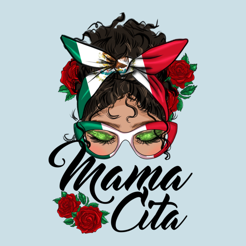 Mexican Mamacita Messy Bun Ladies Tee by BundleAndBundleShop | Teevron