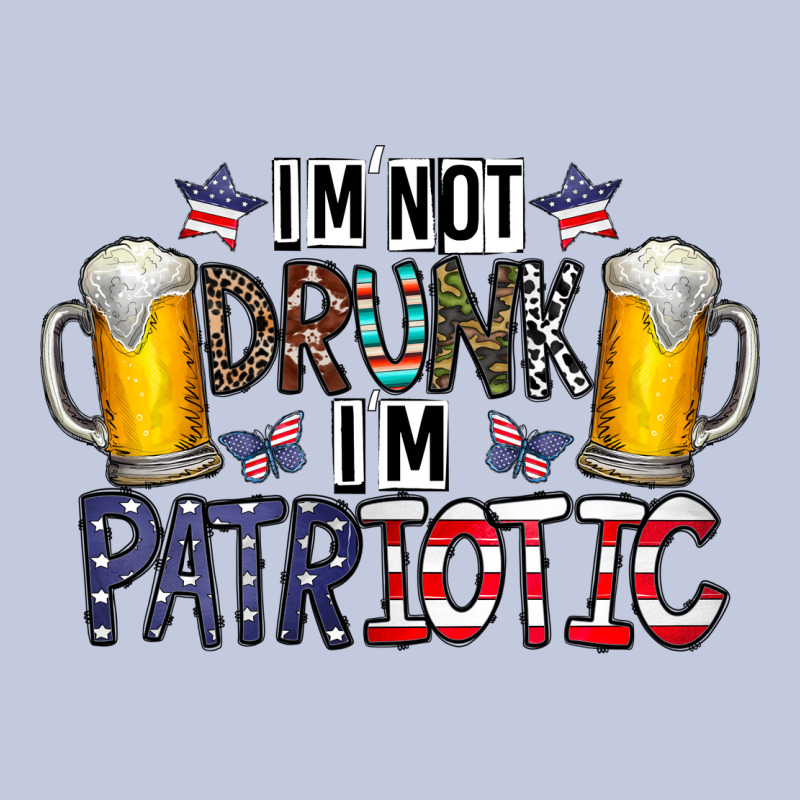 I'm Not Drunk I'm Patriotic Long Sleeve Tee by CowhideDigitalArt | Teevron