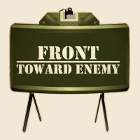 Front Toward Enemy Distressed Claymore Mine Military Premium Tee | Teevron