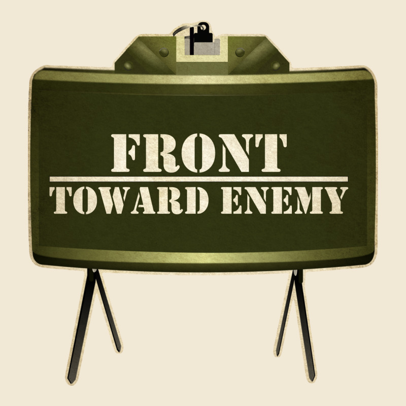 Front Toward Enemy Distressed Claymore Mine Military Premium Tee by linhVisuals | Teevron