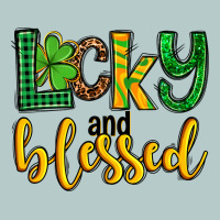 St. Patrick's Lucky And Blessed Heavy Core Tee | Teevron