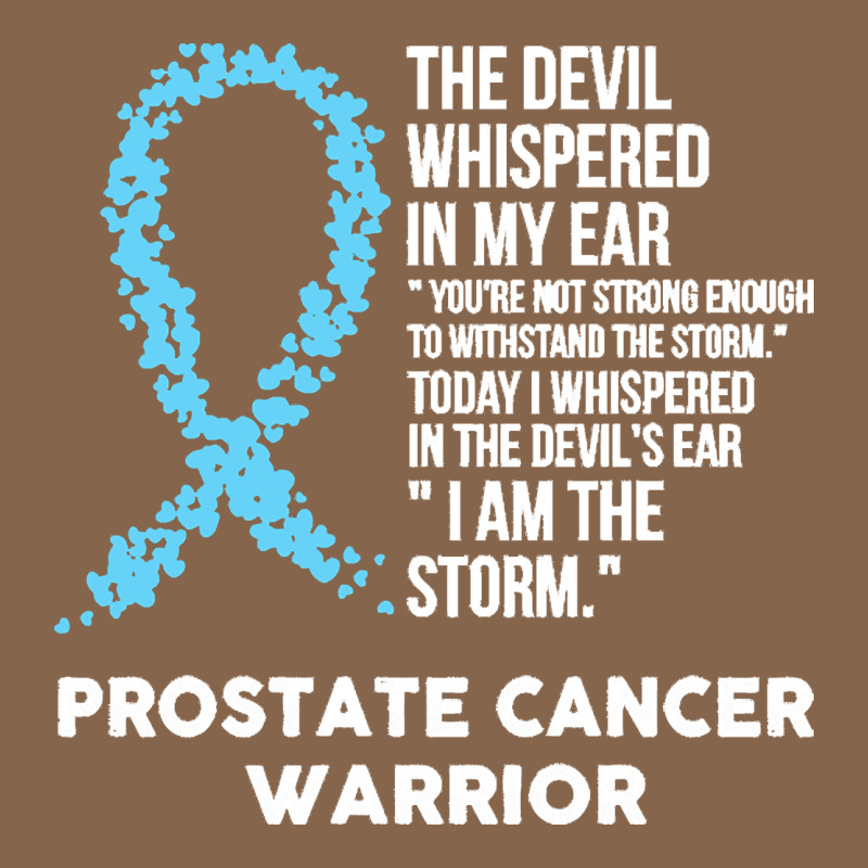 Prostate Cancer T  Shirt The Devil  Prostate Cancer Awareness Support Premium Tee by linhVisuals | Teevron