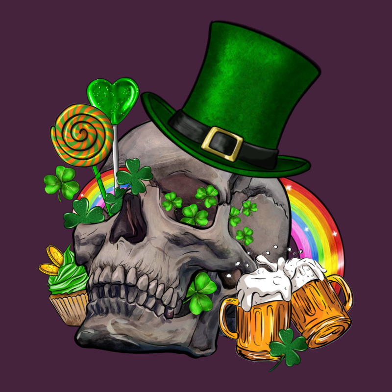St Patrick's Day Boho Skull Premium Tee by FaDigitalArtStudio | Teevron