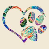 Dog Paw Print Tie Dye Rainbow Dog Lover Rescue Retro 70s T Shirt Premium Tee | Teevron