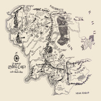 Middle Earth Map [tw] Premium Tee | Teevron