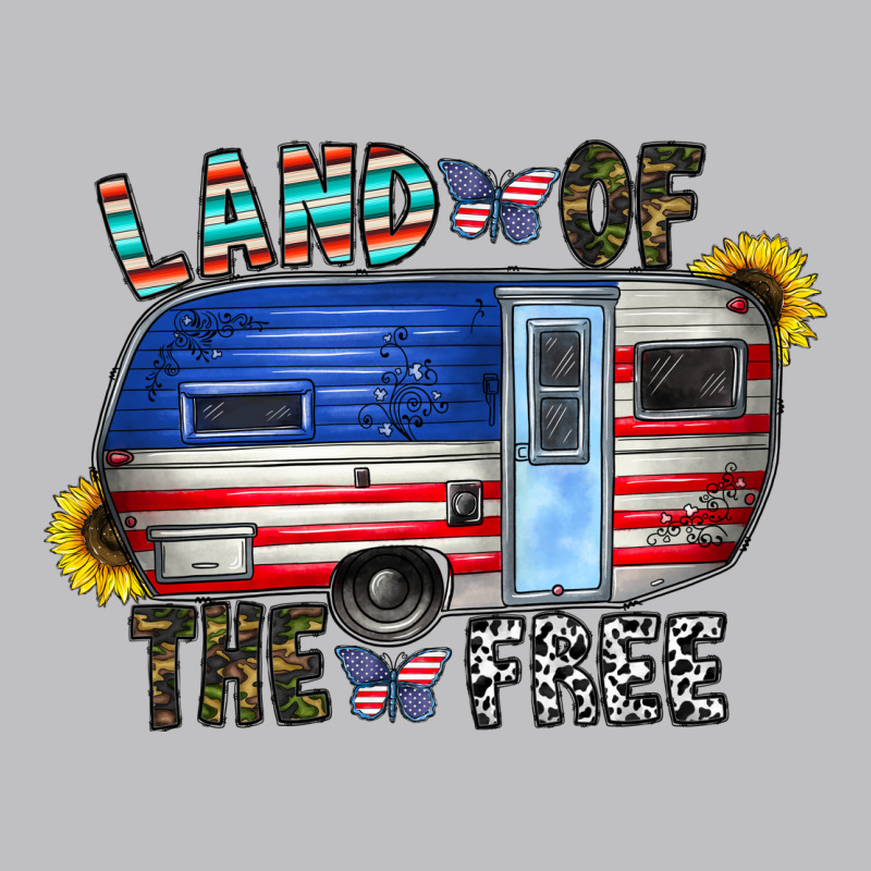 Land Of The Free Long Sleeve Tee by CowhideDigitalArt | Teevron