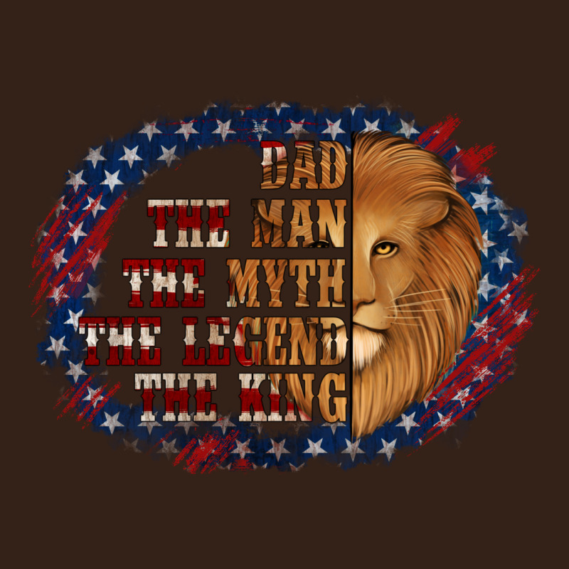Dad The Man American Flag Heavy Core Tee by Jasminsmagicworld | Teevron