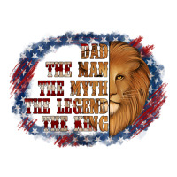 dad the man american flag | Teevron