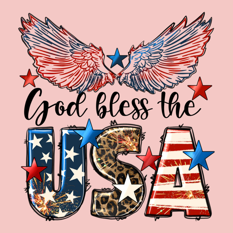 Western God Bless The Usa 4th Of July Urban Heavy Tee by LillyAllenDesigns | Teevron