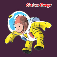 Curious George Happy Astronaut Portrait T Shirt Premium Tee | Teevron