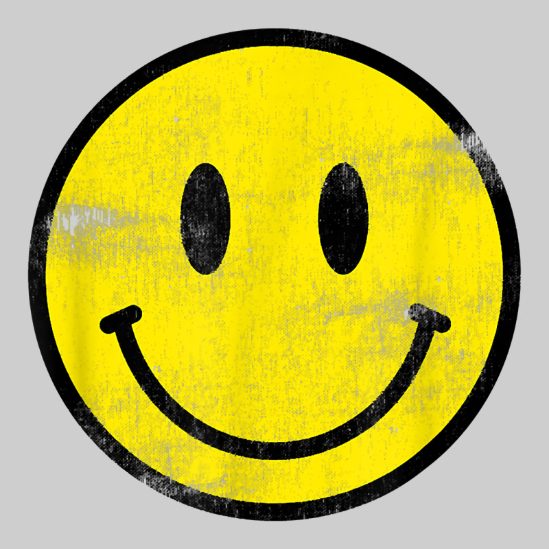 Vintage Retro Happy Smiley Face 80's 90's Aesthetic T Shirt Premium Tee by linhVisuals | Teevron