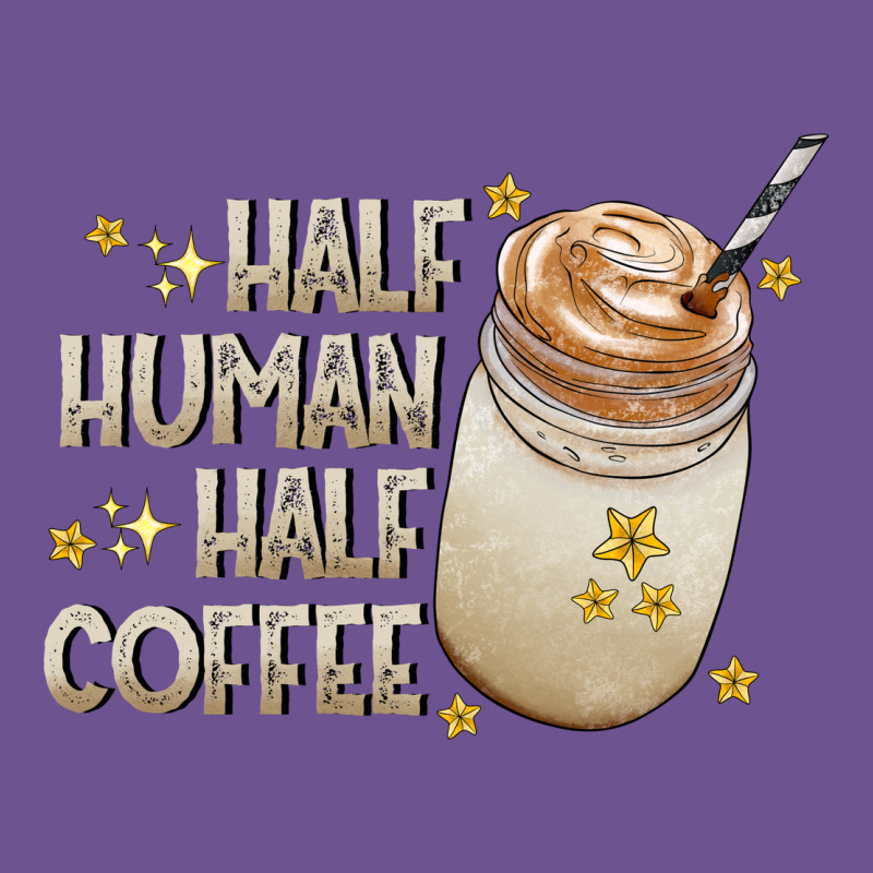 Half Human Half Coffee Vintage Tee by CowhideDigitalArt | Teevron