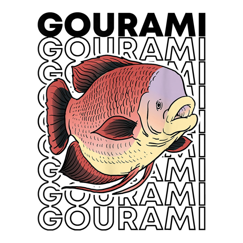 Giant Gourami Fish 80's Monster Fish Keeper Tropical Fish T Shirt Premium Tee by linhVisuals | Teevron