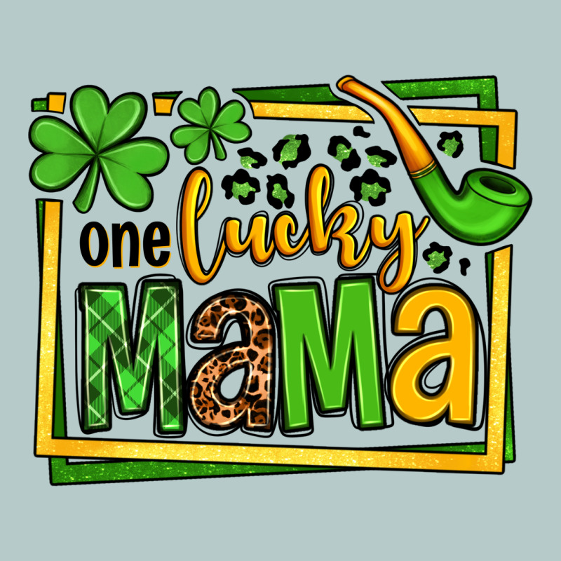 One Lucky Mama St. Patrick's Heavy Core Tee by OliviaCreatesArt | Teevron