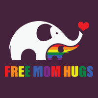 Free Mom Hugs Pride Elephant Rainbow Premium Tee | Teevron
