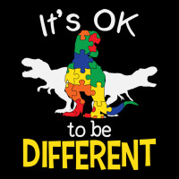 It’s Ok To Be Different Autism Dinosaur Premium Tee | Teevron