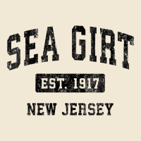 Womens Sea Girt New Jersey Nj Vintage Sports Design Black Design V Nec Premium Tee | Teevron