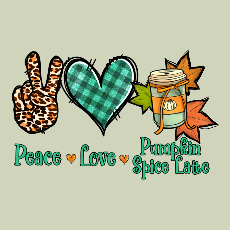 Peace Love Pumpkin Spice Latte Heavyweight Hoodie by Jasminsmagicworld | Teevron