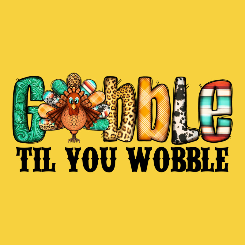 Gobble Til You Wobble Thanksgiving Turkey Premium Sweatshirt by Jasminsmagicworld | Teevron