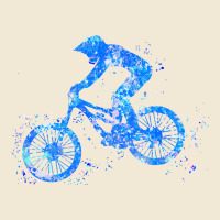 Downhill Mountain Bike T  Shirt Downhill Mountain Bike Jump Blue Water Premium Tee | Teevron